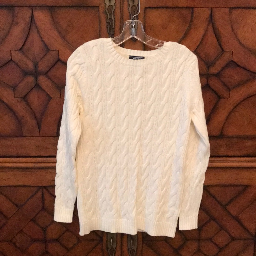 Lands End cotton sweater